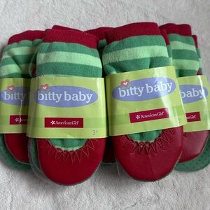 (Qty 5) Girl American Girl Slipper Socks